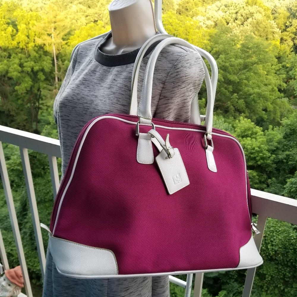 Diane Von Furstenburg Raspberry Oversized DVF Bag
